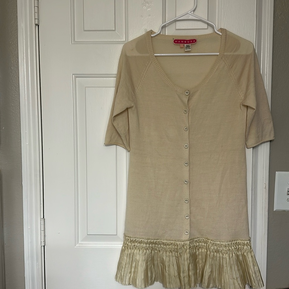 Manoush half sleeve cardigan - size medium